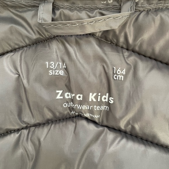 Zara kids metallic jacket, Size 13-14, can also be women’s XS, NWOT - Picture 8 of 8